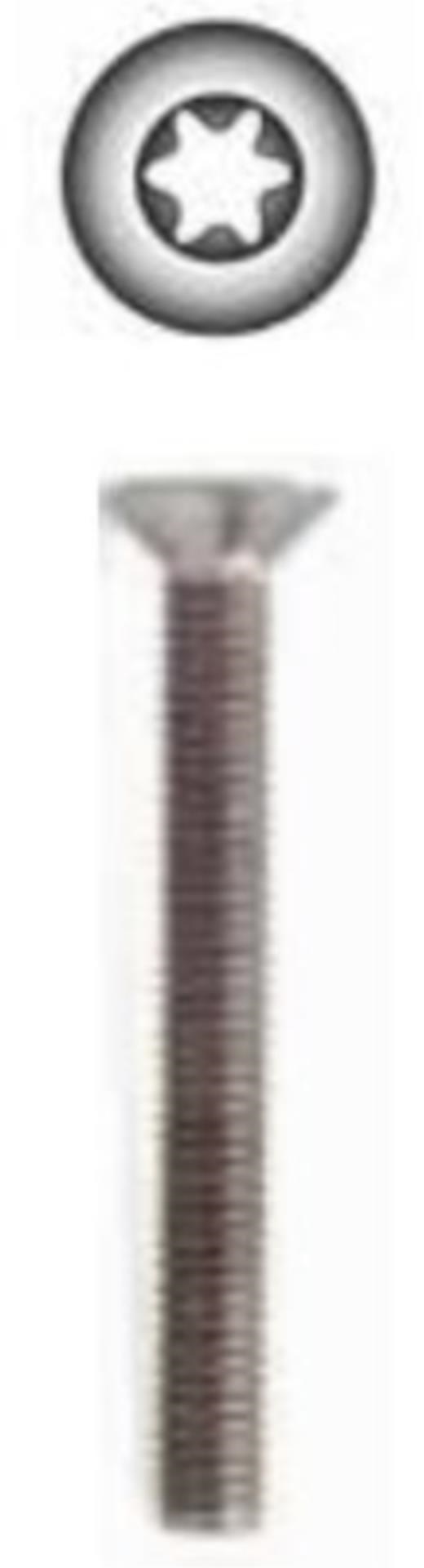 Marinetech Torx M4 x 20 mm Senkkopfschraube mit Mutter A4 (8 Stück)