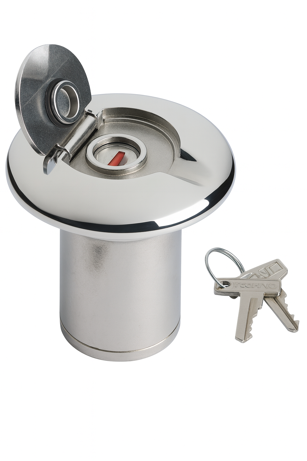 Osculati Einfüllstutzen Deluxe Fuel 38 mmØ, abschließbar