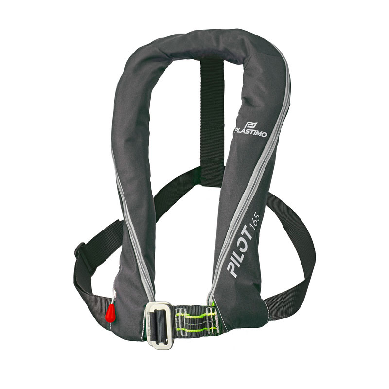 Plastimo Rettungsweste New Pilot 165 N manuell mit D-Ring, schwarz