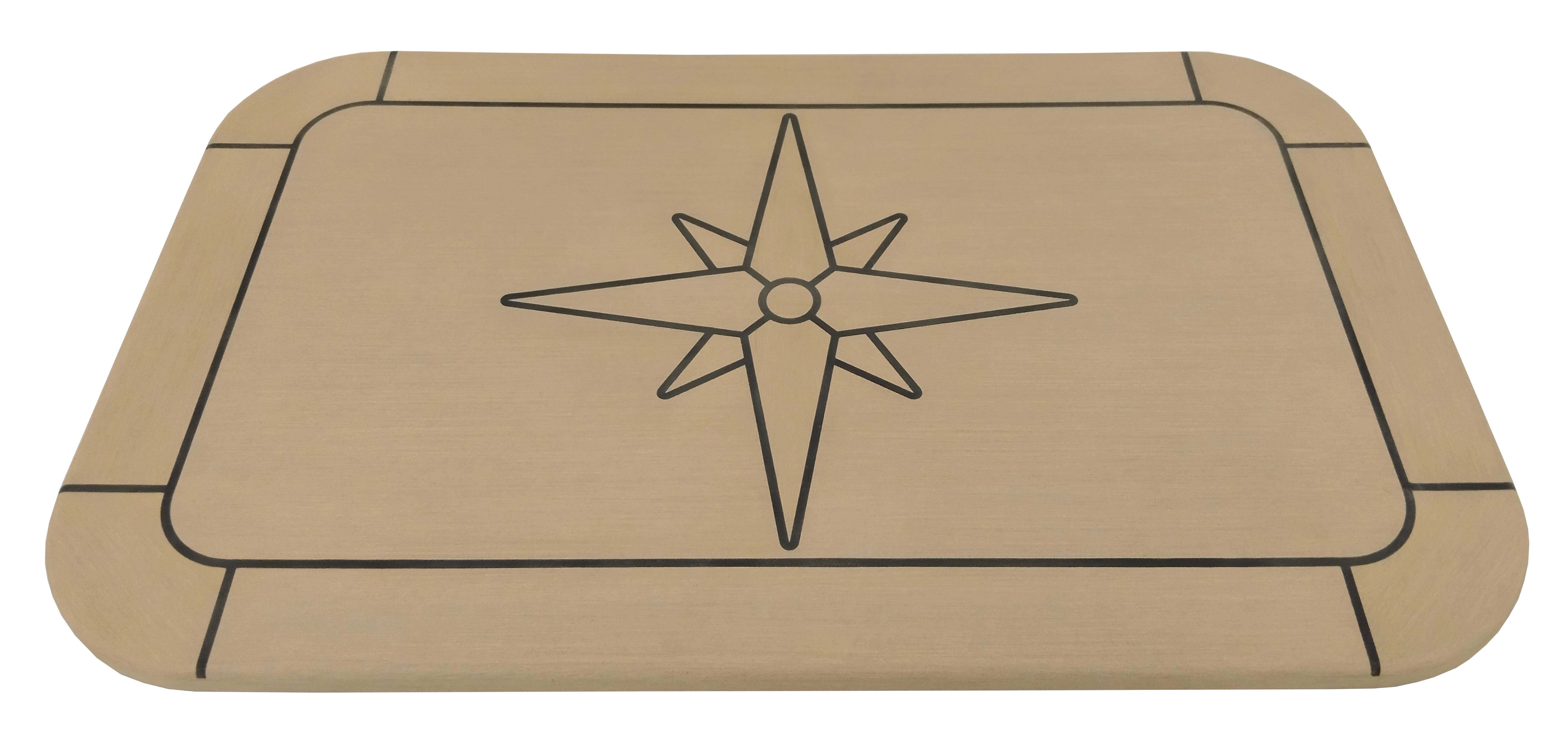 Talamex Eco Teak Tischplatte Classic soft, 37 x 60 cm
