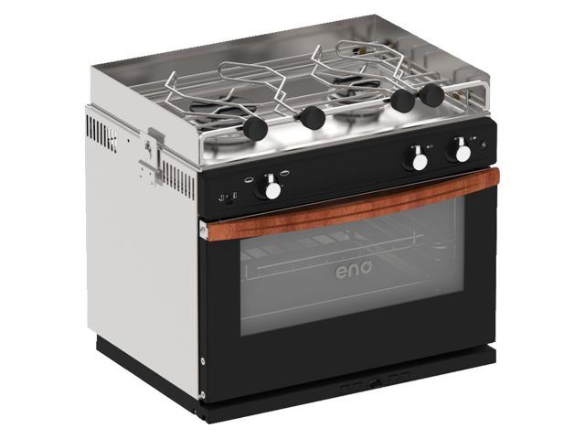 Eno Allure Gasherd & Ofen 2-flammig mit Grill, 30 mbar.