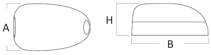 Scanstrut DS-H10 Oval (Kunststoff)