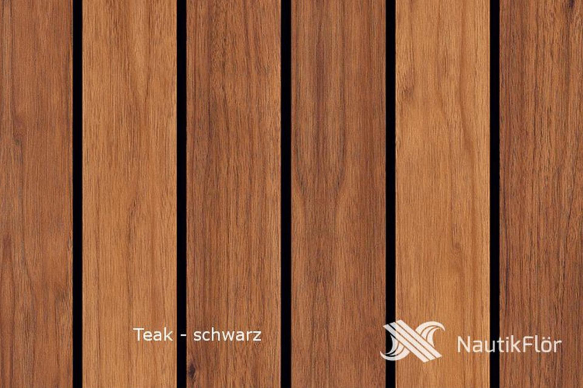 Yachticon Nautik Flör Teak, Fuge schwarz