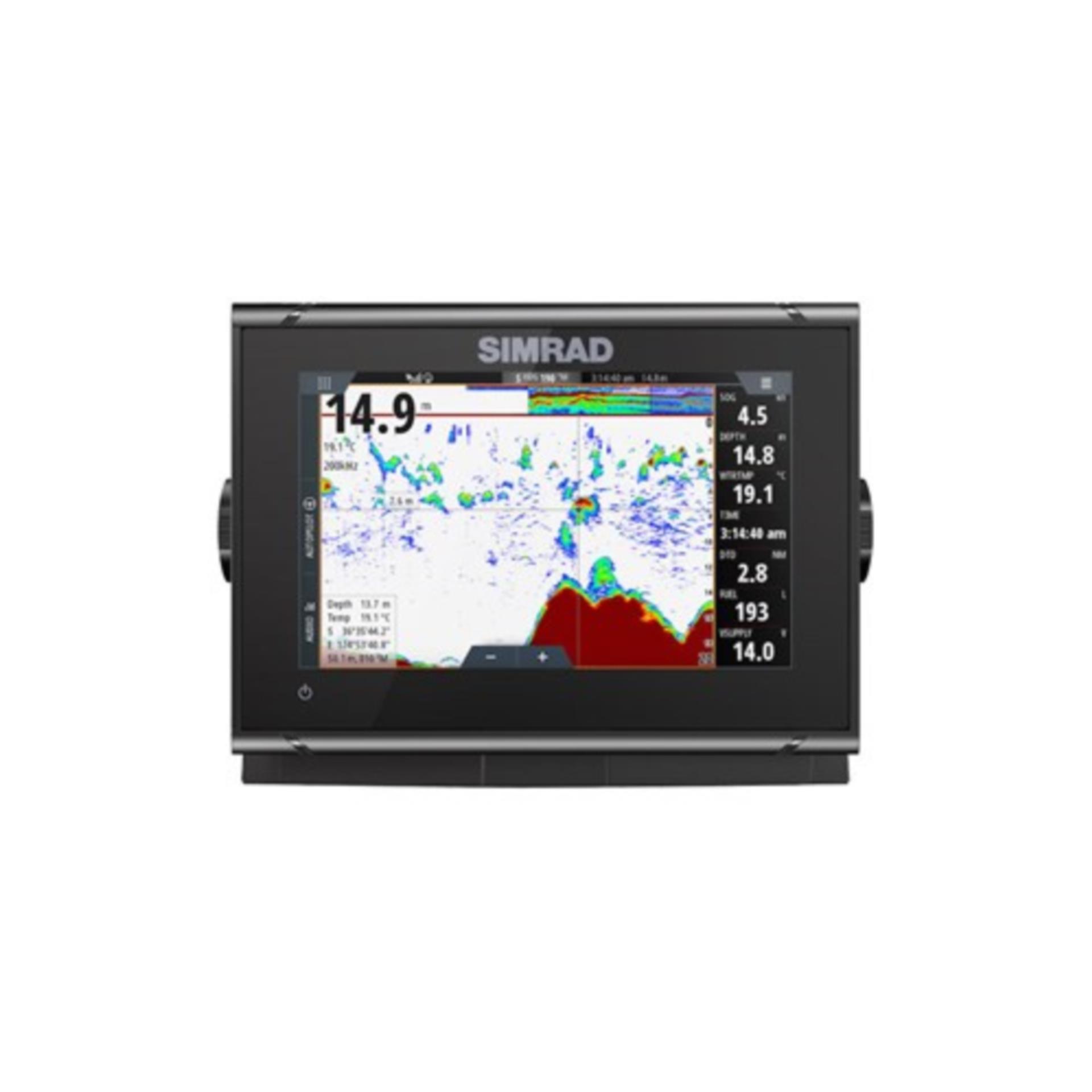 Simrad Go 7 XSR mit HDI Heckgeber