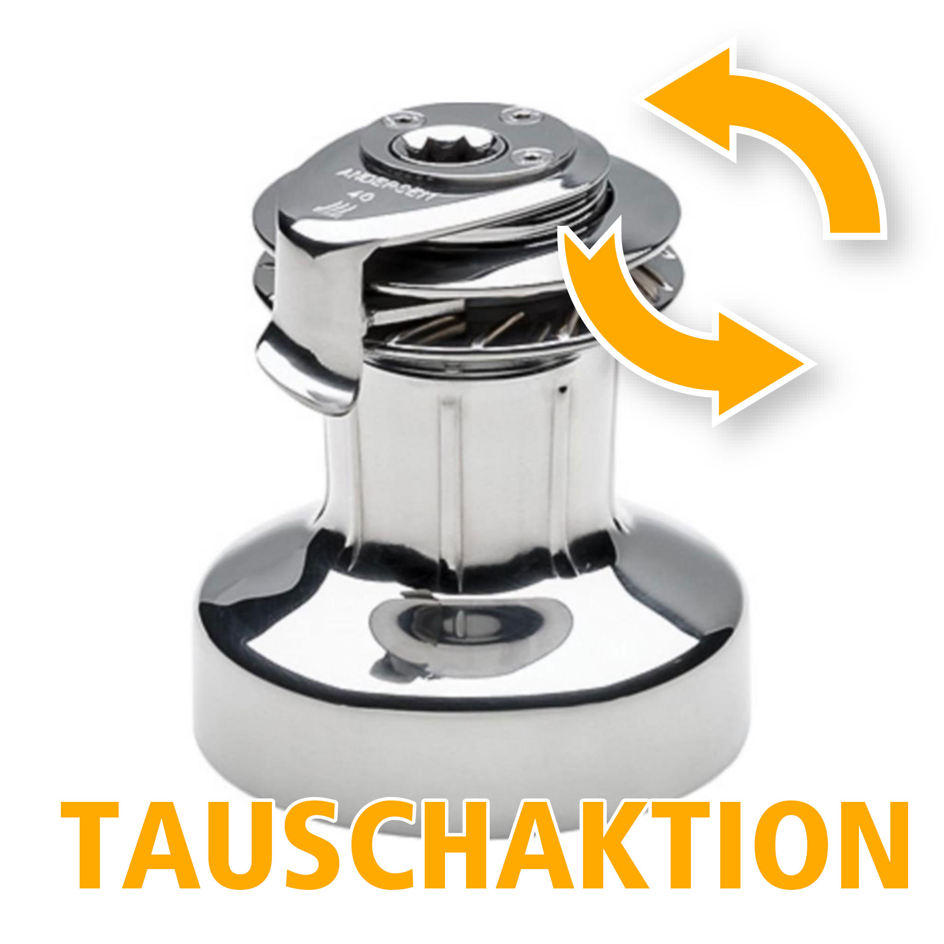 Andersen Winch 46ST, 2-Gang, 180mmØ x 205mm