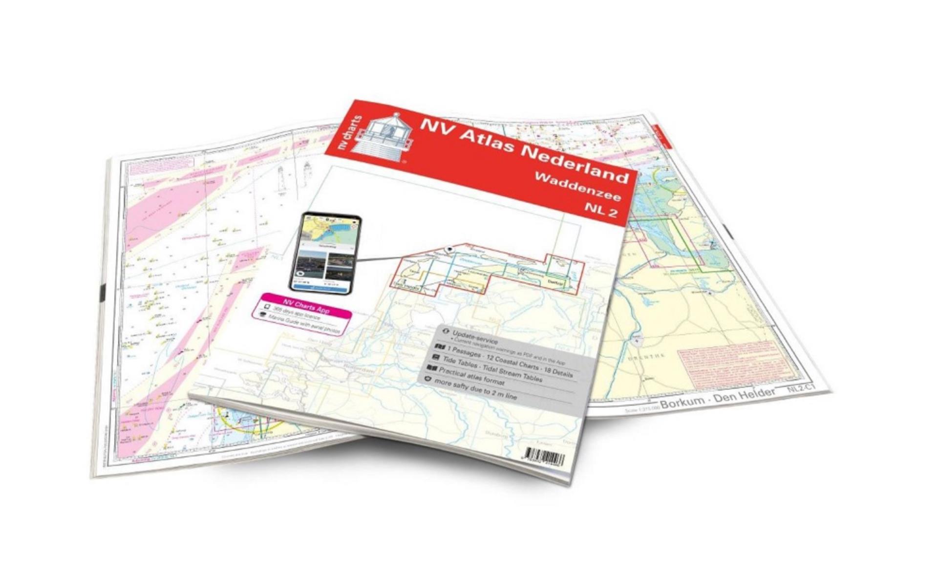 Nautischer Verlag NV Atlas Nederland NL2 - Waddenzee 