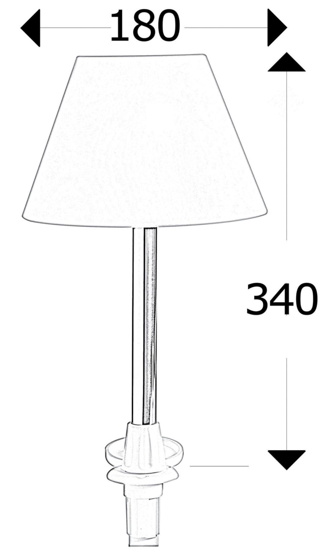 Osculati Steckbare LED Lampe mit Schirm , 10 W / 12 V