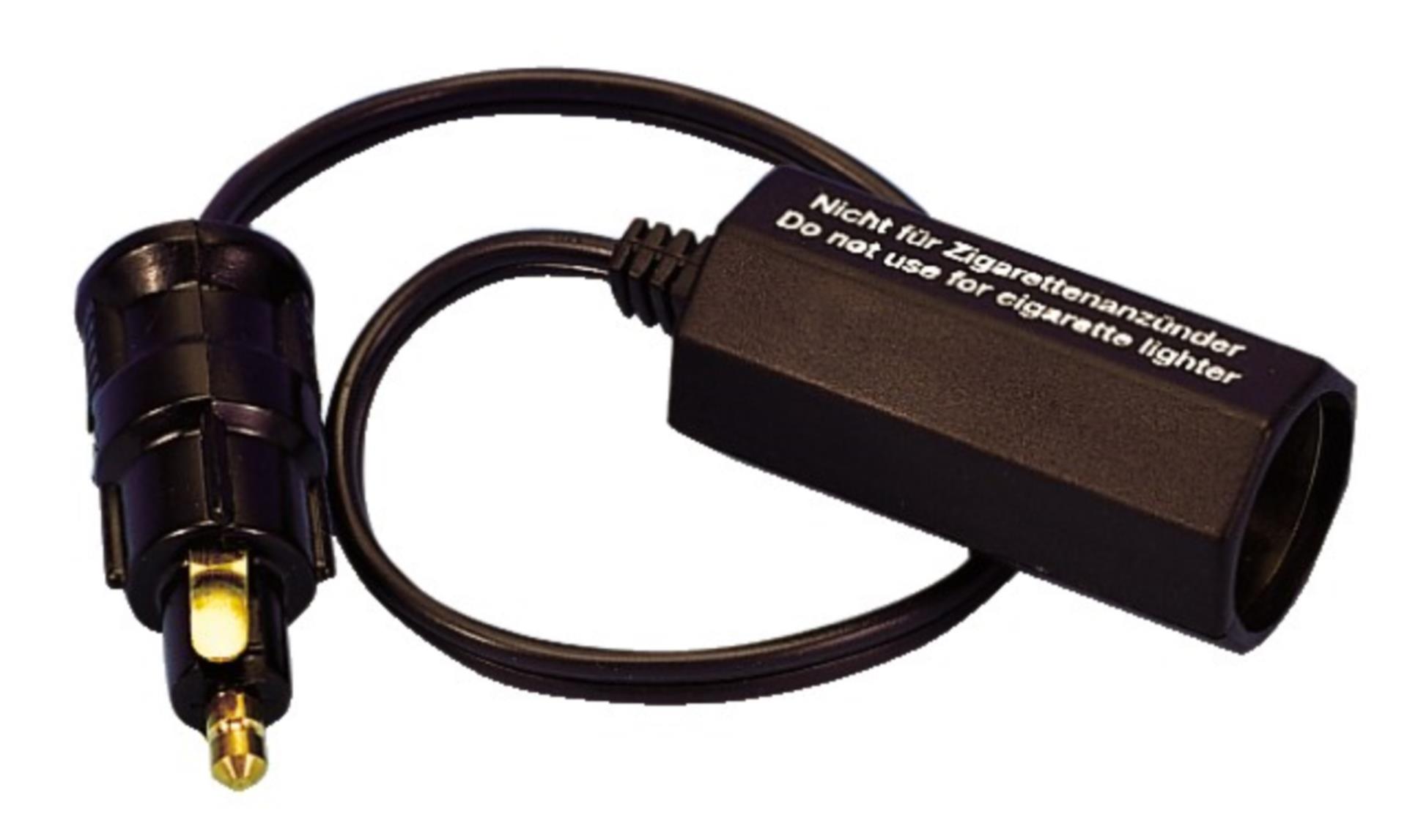 Adapterkabel 12 V, 8 A Zigarettenanzündersteckdose auf 12 mmØ Stecker
