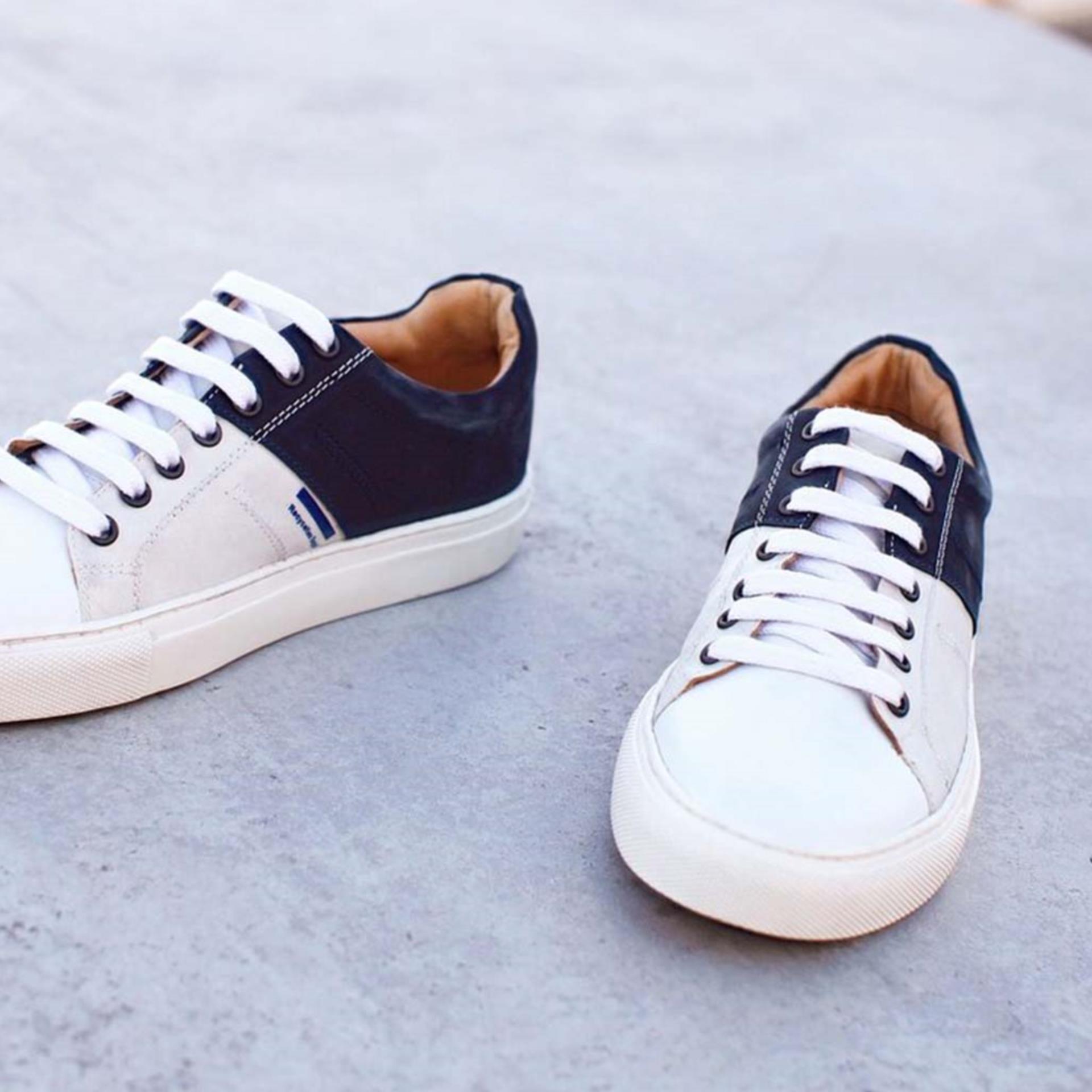 BluePort Sneaker Genoa navy/weiß Größe 