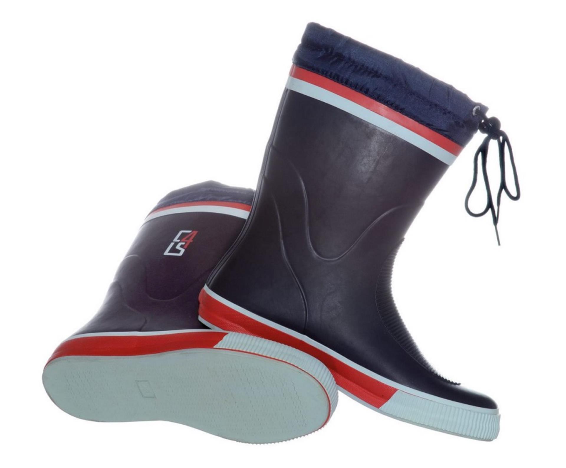 C4S Yachtstiefel lang schwarz/grau Gr. 40