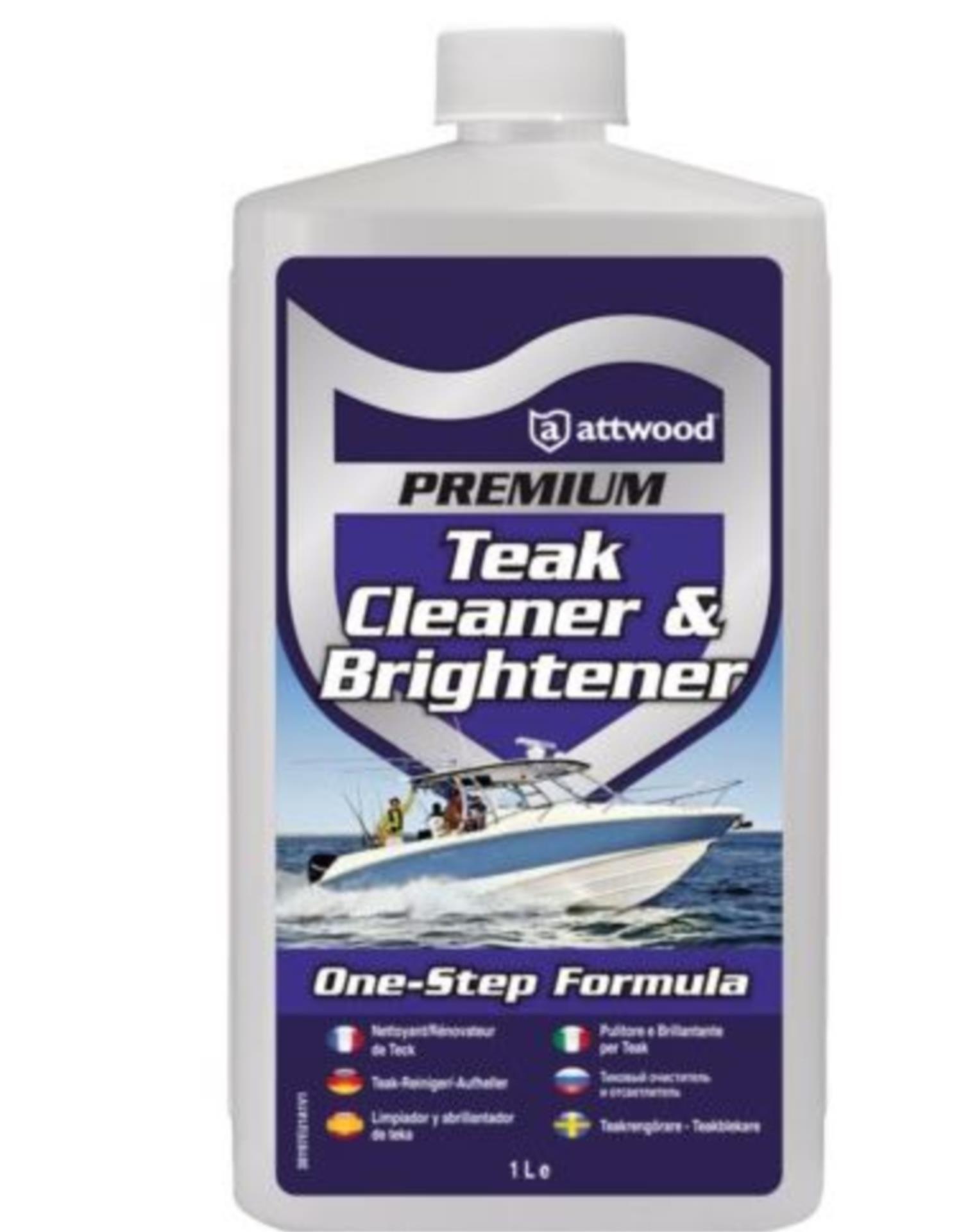 Attwood Premium Teak Cleaner & Brightener, 1000 ml