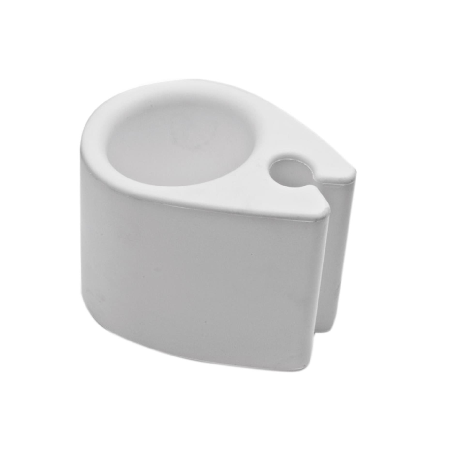 Gotthardt Getränkehalter "Clip on" mit Clip, Weiß