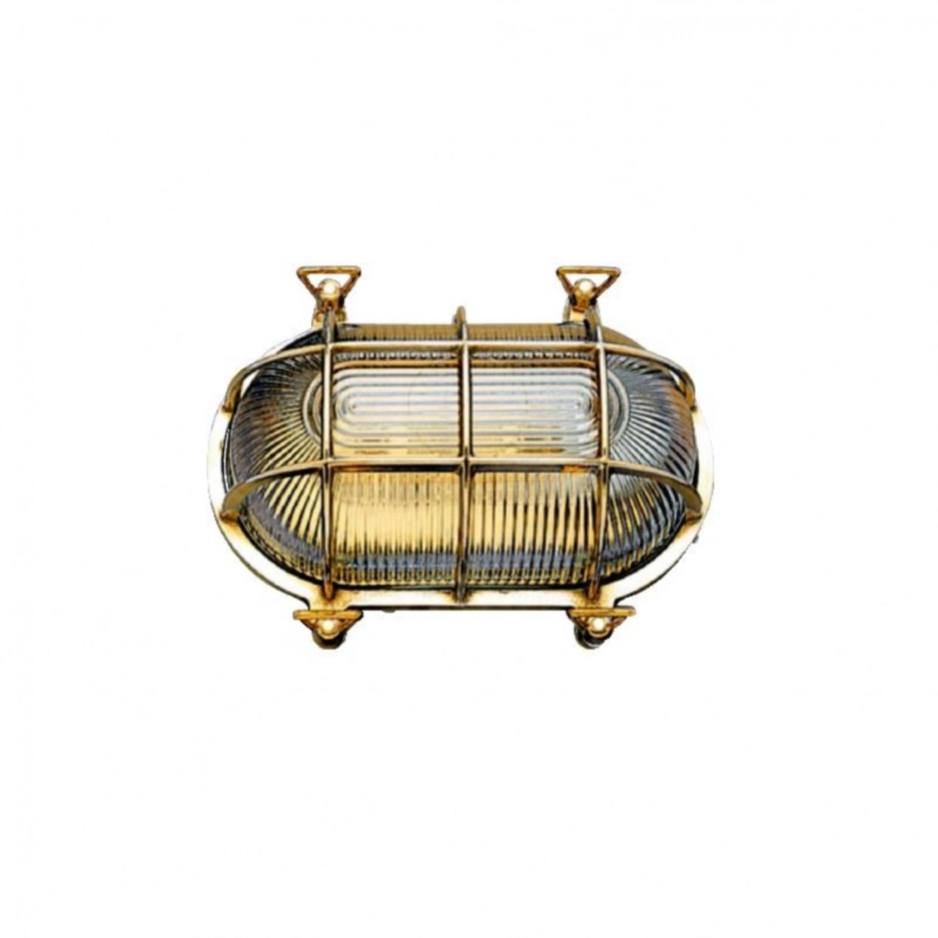 ARC Marine Wasserdichte Deckenlampe Messing 19,5 cm