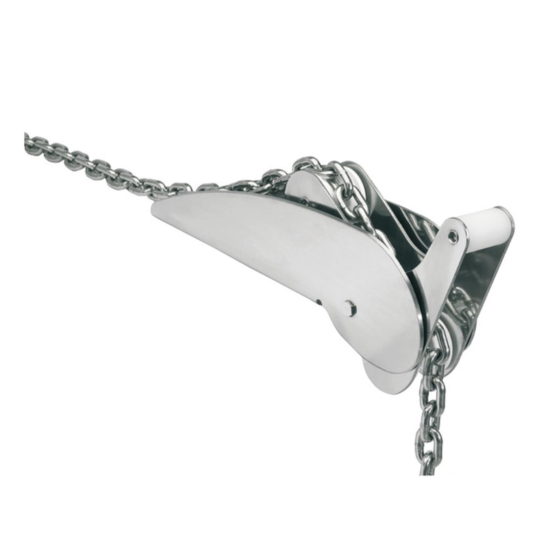 Osculati Bugrolle Classic Edelstahl mit Wippe für 10 kg (330 x 70 x 117 mm)