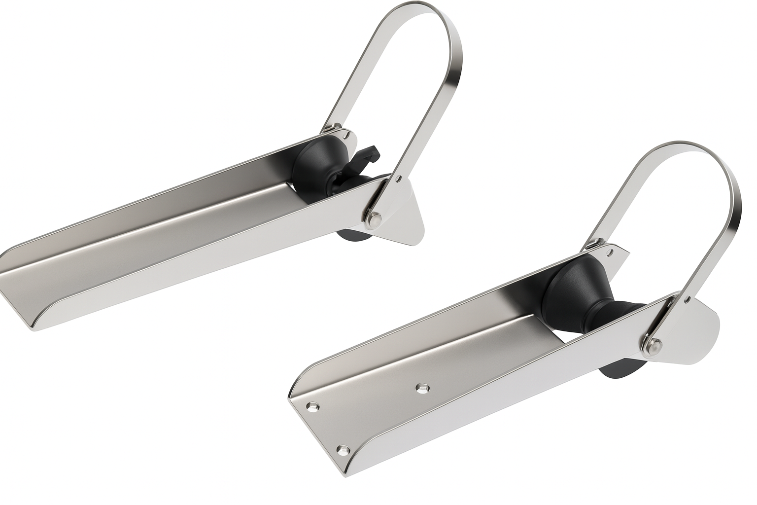 Osculati Bugrolle Edelstahl, Lang (393 x 46 mm)