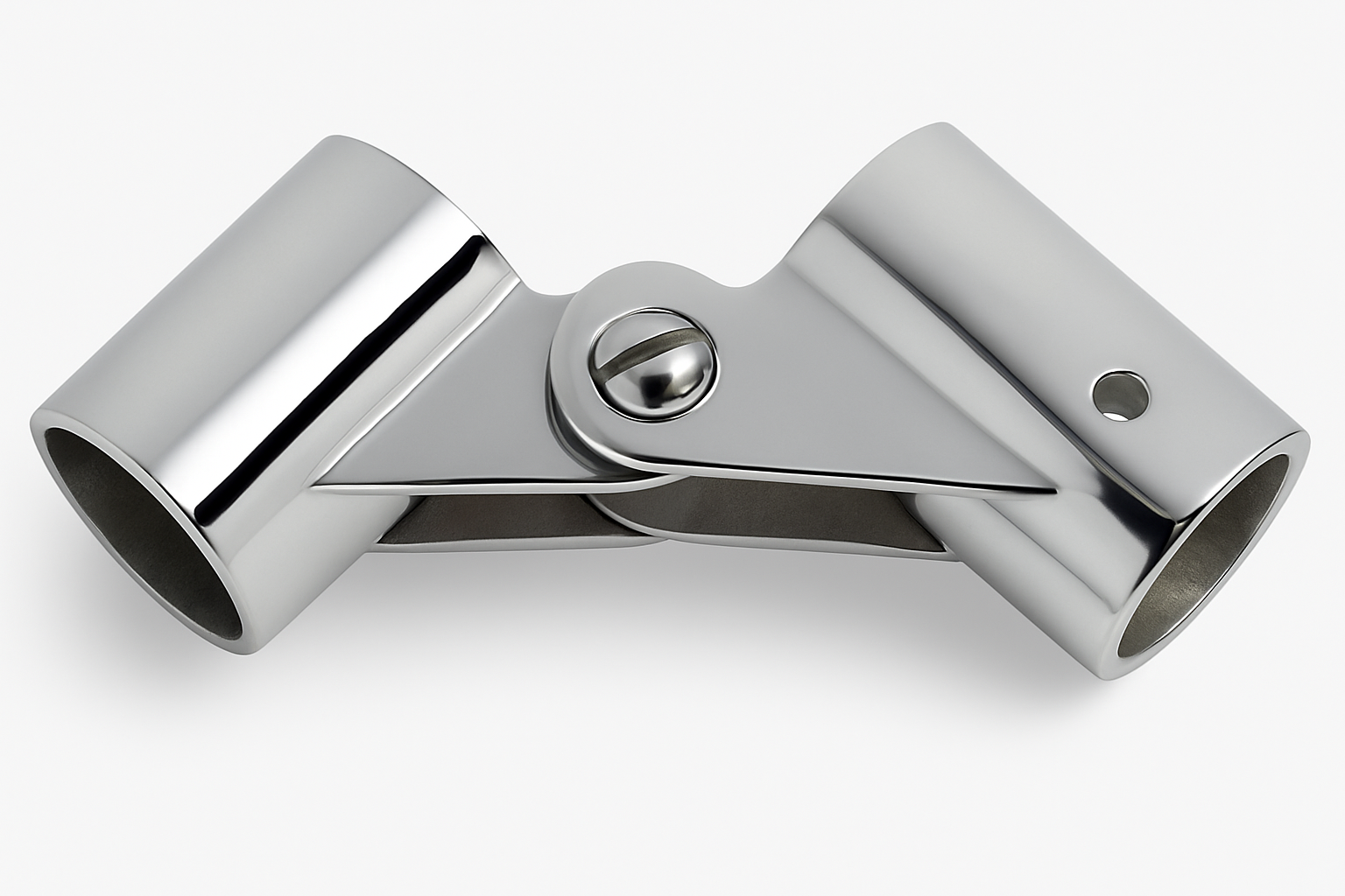 Osculati Edelstahl Verdecksgelenk außen, 25 mmØ