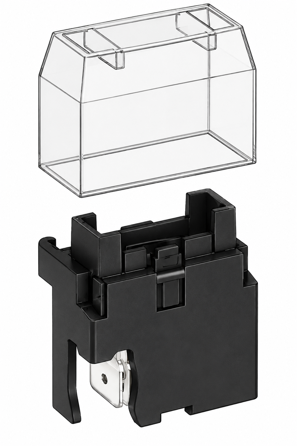 Gotthardt 1er Flachsicherungshalterung, Einzel Einbauversion 22 x 11