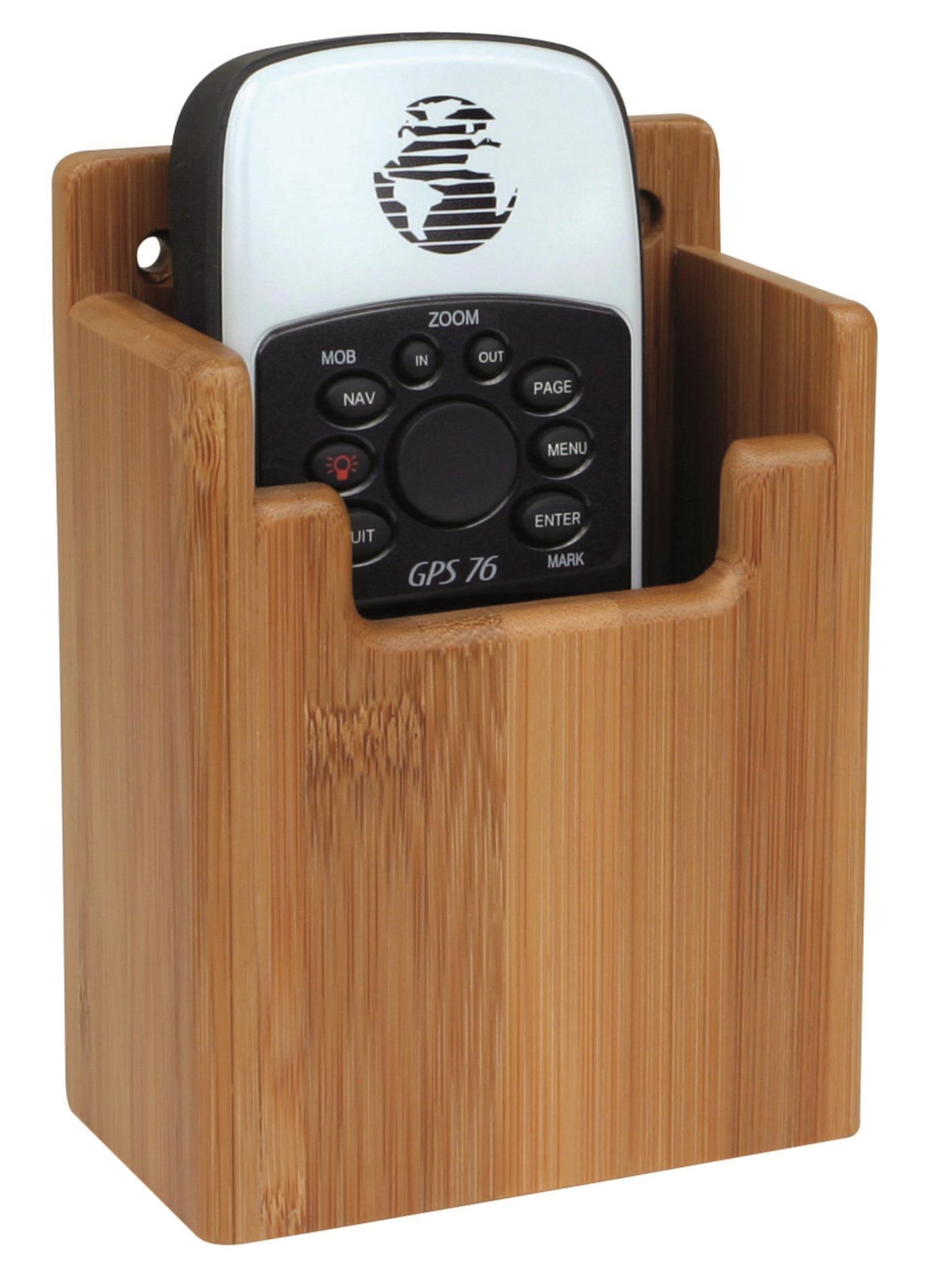Bamboo Bambus GPS- / Funkgeräthalter (90 x 140 x 45 mm)
