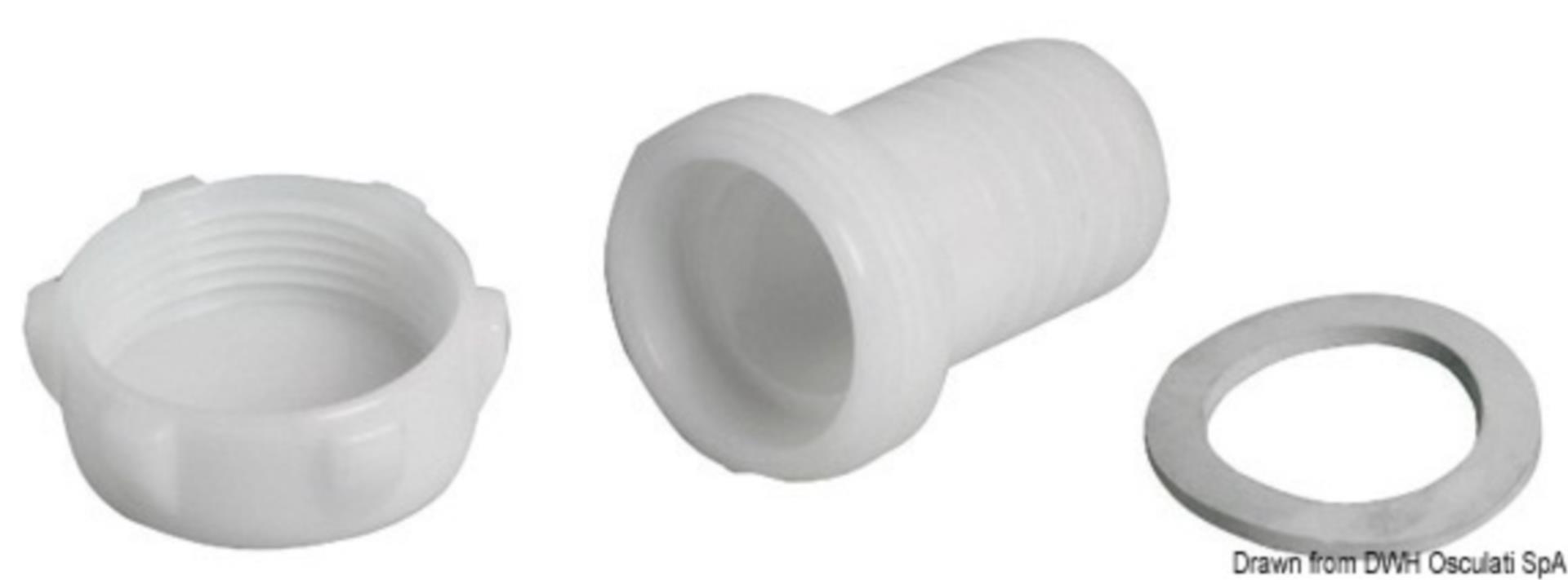 Osculati Einfüllstutzen mit Deckel (Kunststoff)