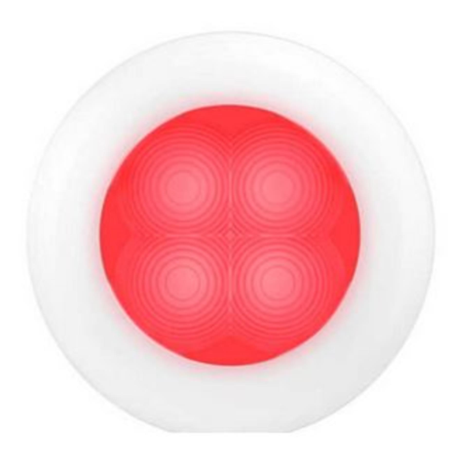 Hella Marine Rote LED, weißer Ring, LED Marine Leuchten