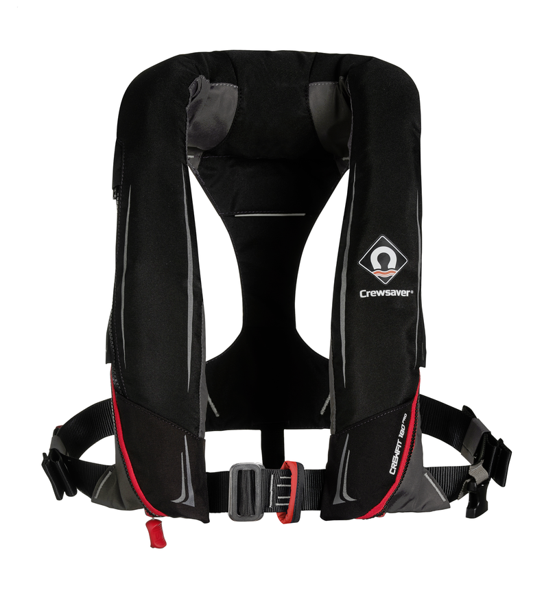 Crewsaver Crewfit 180 N PRO mit Harness (schwarz/rot)