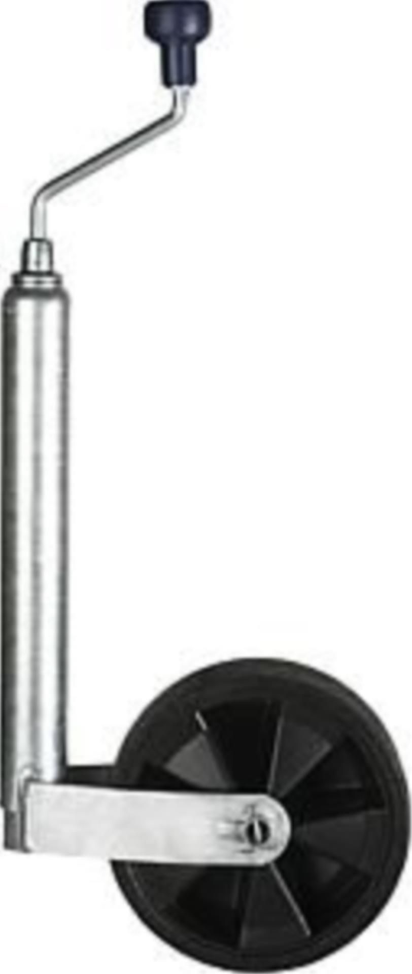 Bierhake Reserverad für Stützrad / Kunststofffelge / Vollgummi