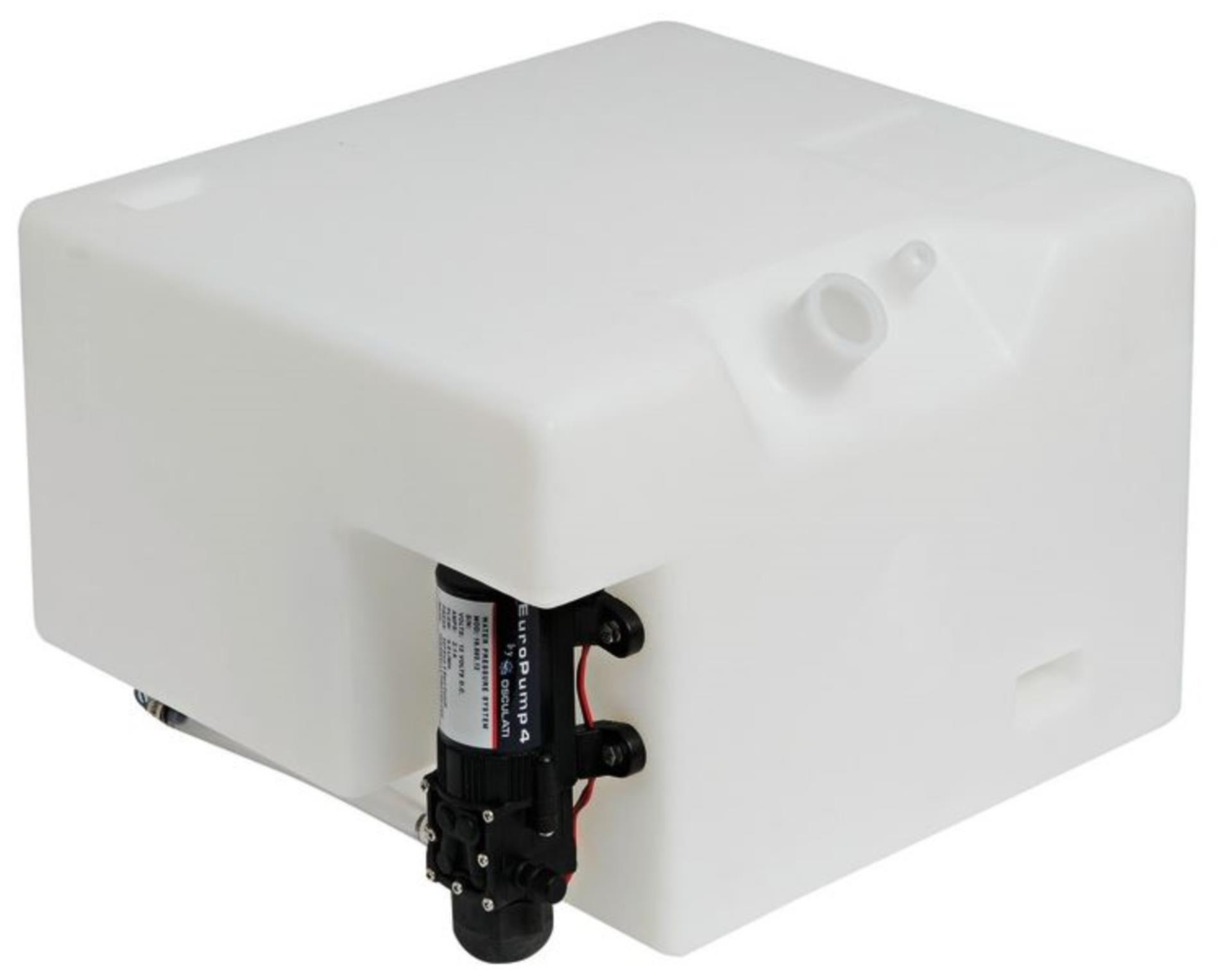 Osculati Wassertank 32 Liter (400 x 260 x 340 mm) mit Pumpe 3,8 ltr.