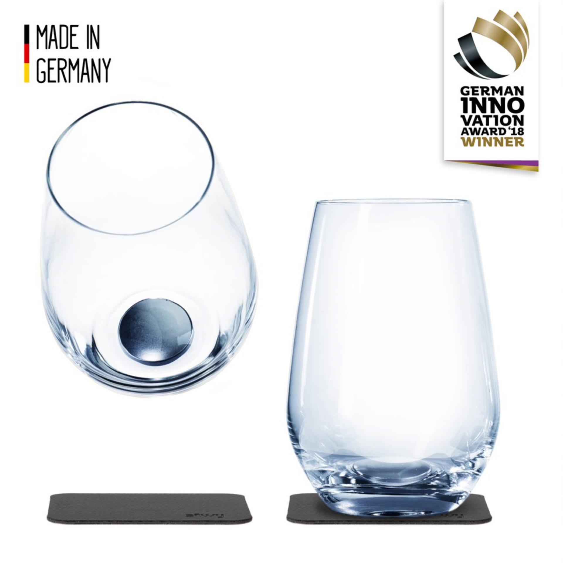 Silwy Magnetglas Longdrink, 2er Set