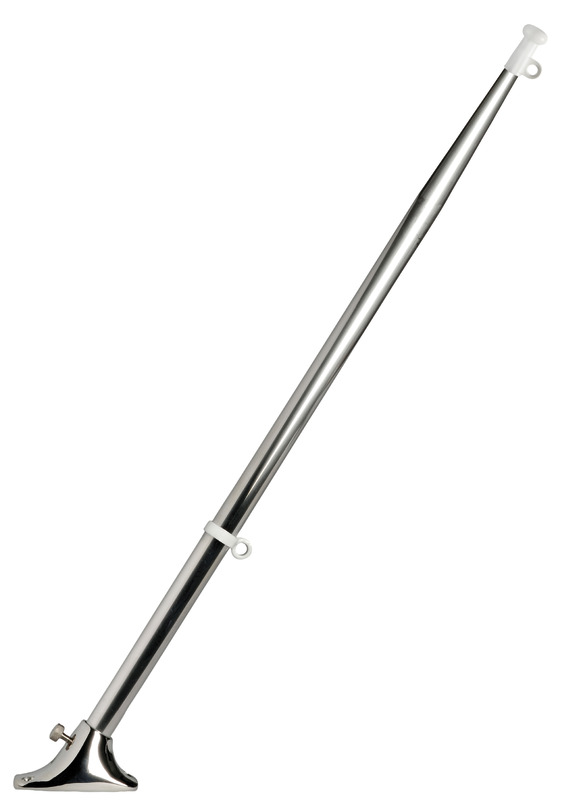 Osculati Flaggenstock Edelstahl inkl. Fuß, 60 cm