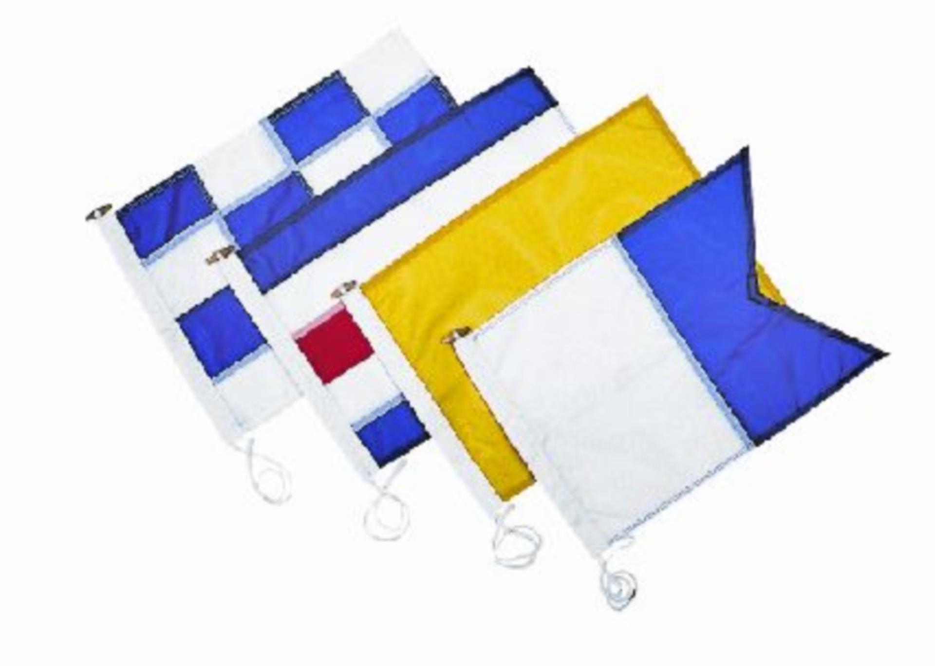 Internationale Signalflagge "Tauchen" 30 x 40 cm