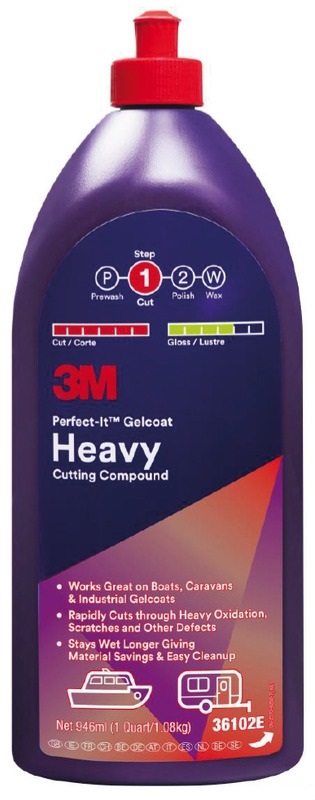 3M Perfect-It Gelcoat Heavy Cutting Compound, 946 ml