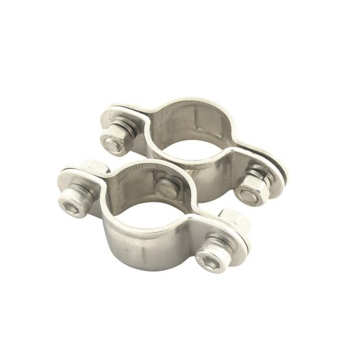 Marinetech Rohrschelle DR30 Doppel mit Wirbel, 25 mmØ