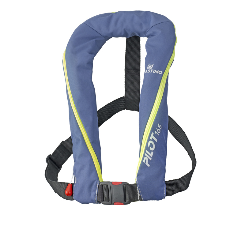 Plastimo Rettungsweste New Pilot 165 N automatisch ohne D-Ring, blau
