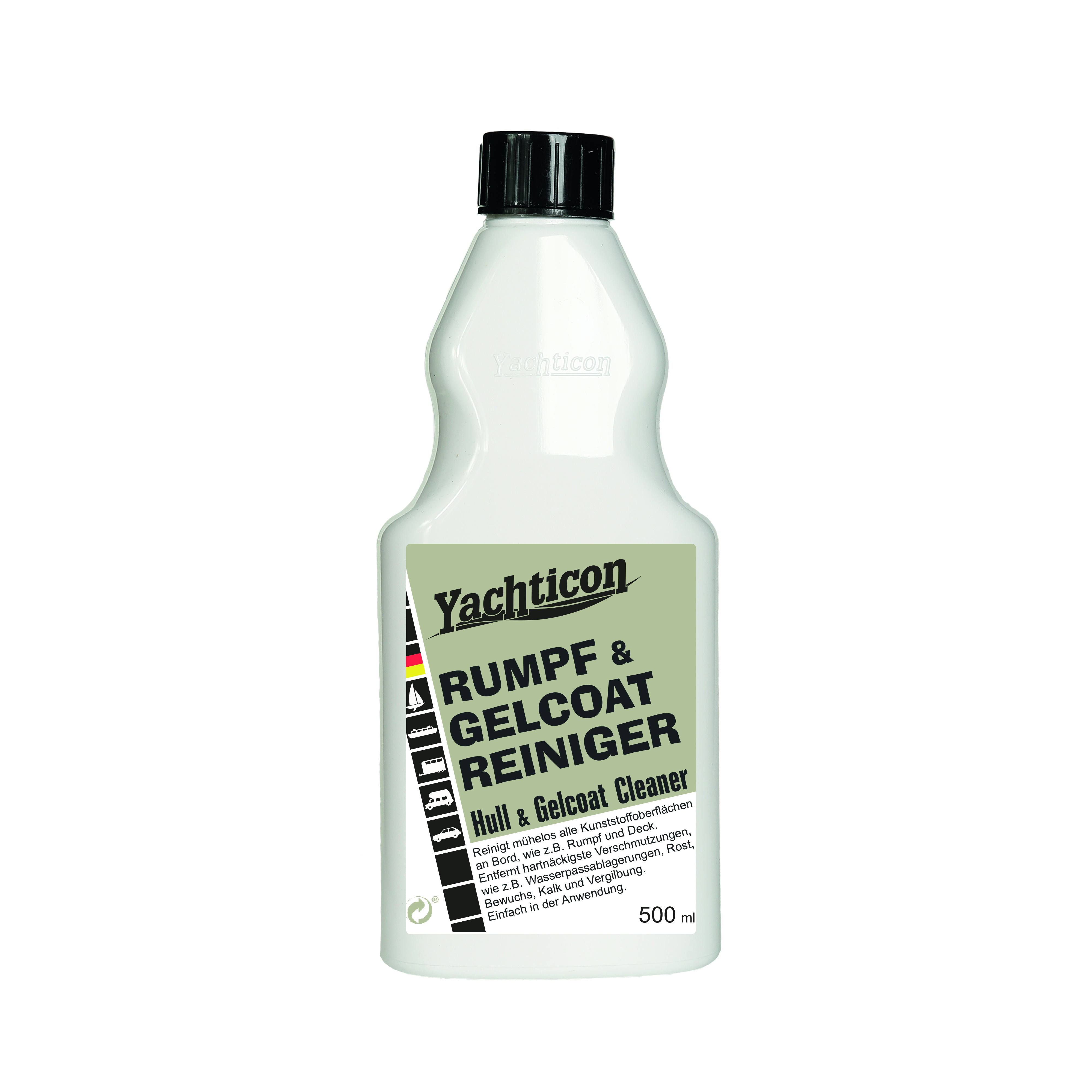 Yachticon Rumpf- und Gelcoatreiniger, 500 ml