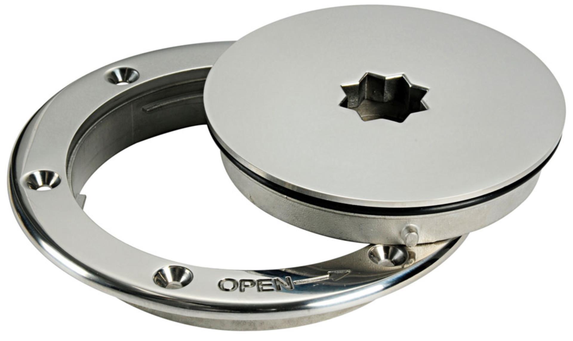 Osculati Inspektionsluke Edelstahl, 132 / 91 mmØ Osculati Inspektionsluke Edelstahl, 132 / 91 mmØ