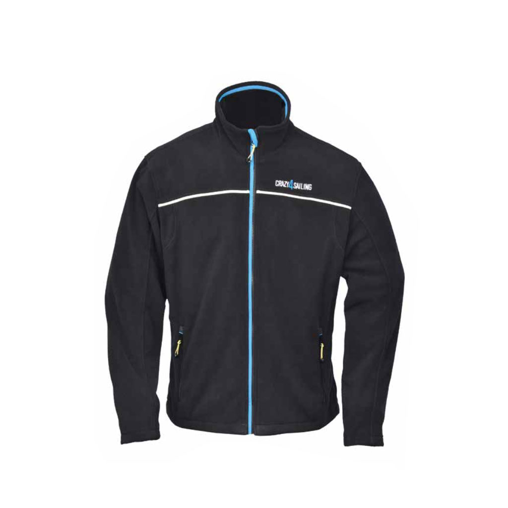 Crazy4Sailing C4S Windbreaker Fleece Jacke schwarz Gr. S