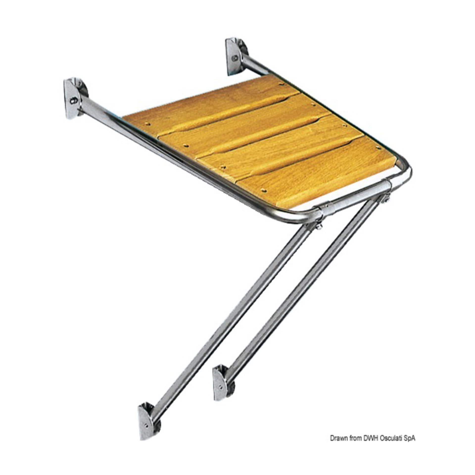 Osculati Badeplattform 58 x 52 cm ohne Leiter