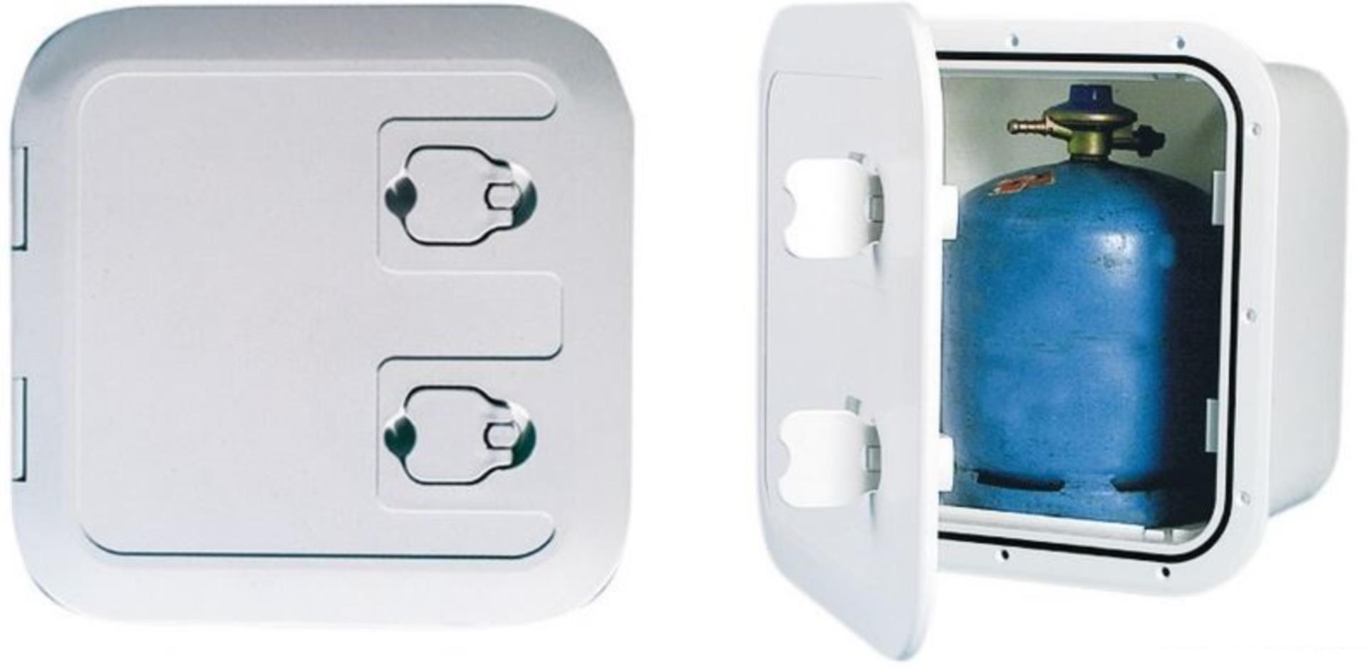 Osculati Gasflaschenbehälter Luran mit Doppelverschluss