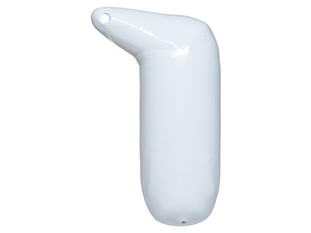 Majoni Winkelfender weiß, 15 cmØ x 32 cm