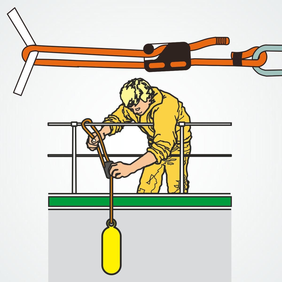 Clamcleat Fenderclip CL234 weiß für 6 - 12 mmØ Tau