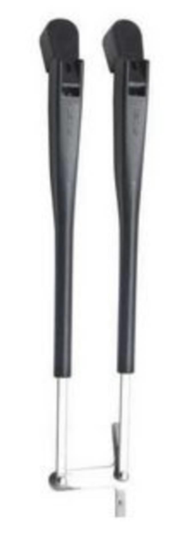 Vetus Edelstahl / Kunststoff Wischerarm parallel, 386 - 471 mm