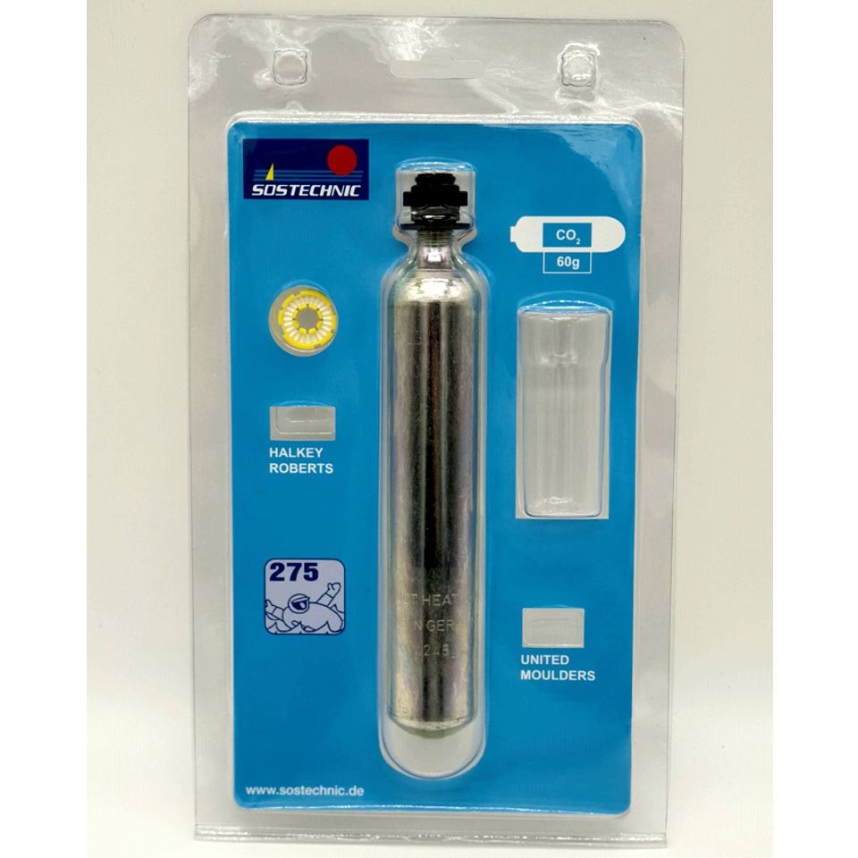 SOSTechnic Reservesatz (Co²-Patrone 60 gr.) mit Bajonett