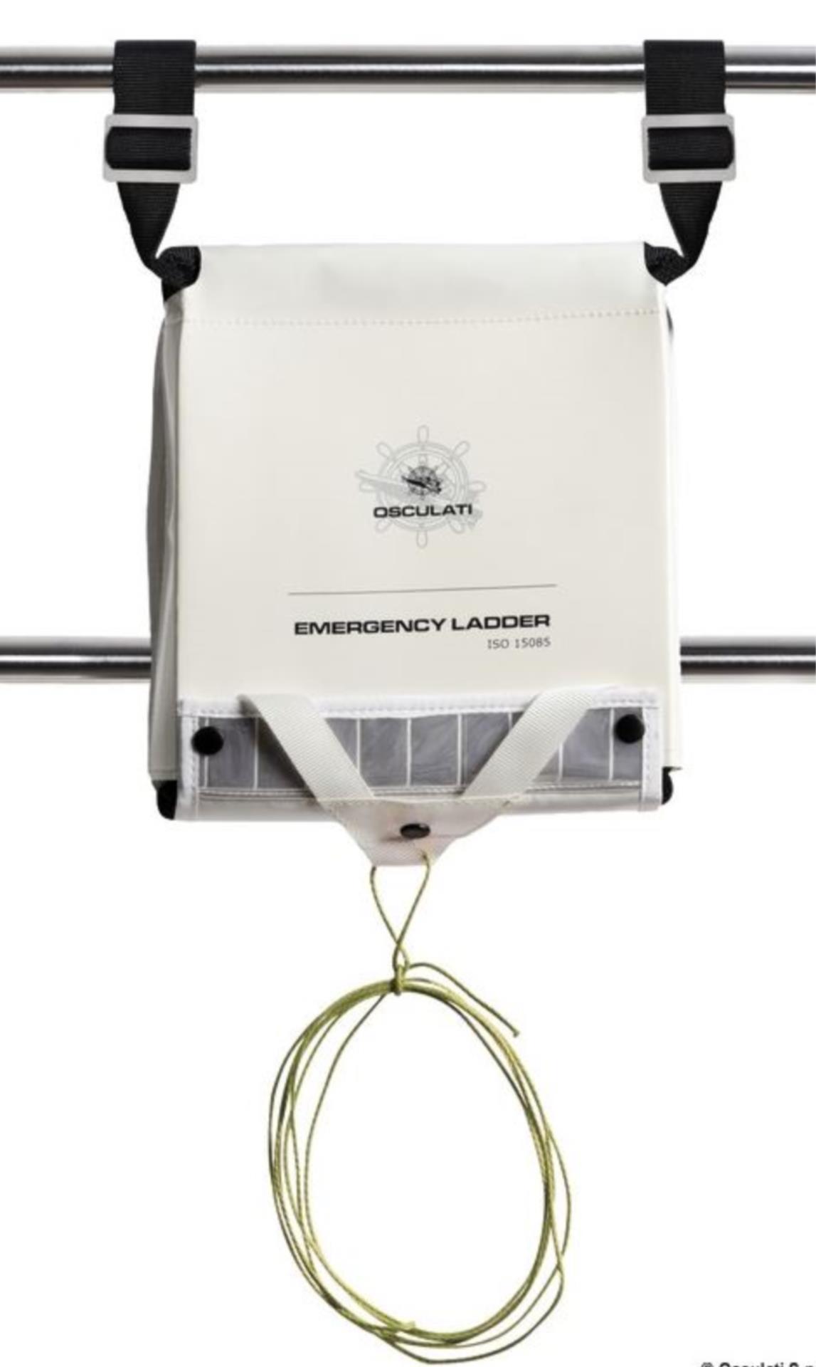 Osculati Rettungsleiter nach ISO15085, 11 Stufen (280 x 254 x 60 mm) Osculati Rettungsleiter nach ISO15085, 11 Stufen (280 x 254 x 60 mm)