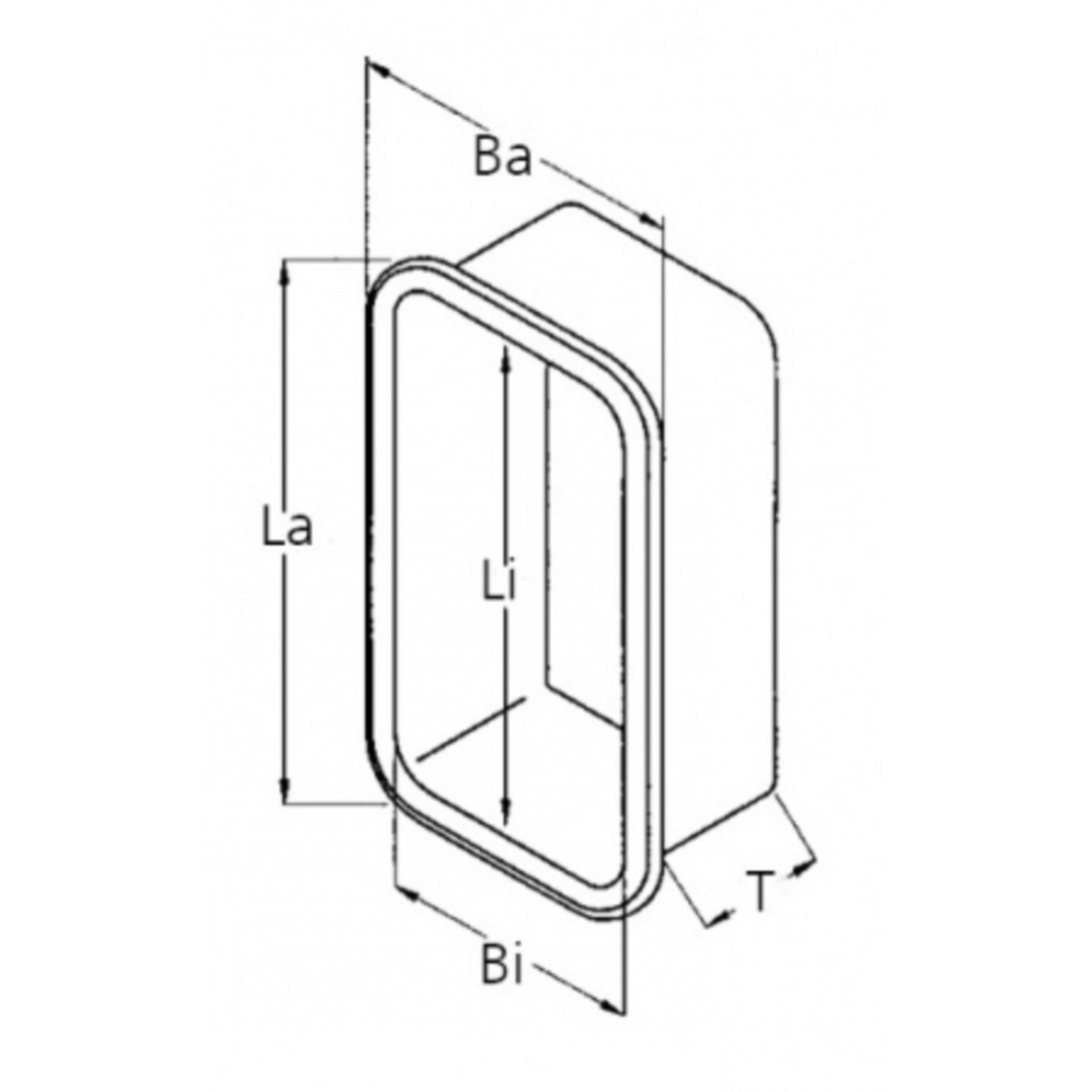 Lindemann Schwalbennest 420 x 160 x 110 mm, weiss
