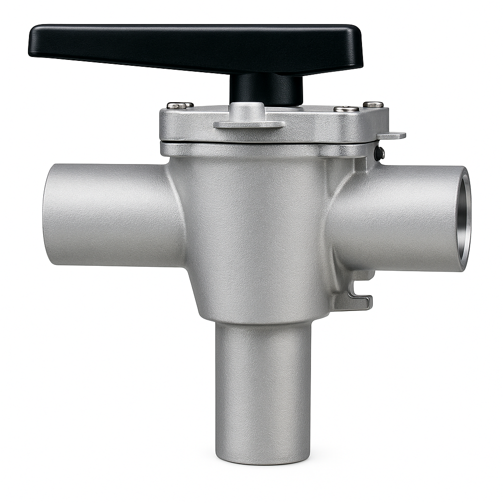 Whale Zweiwegehahn mit Henderson-Ventil, 1 1/2"/ 38 mm