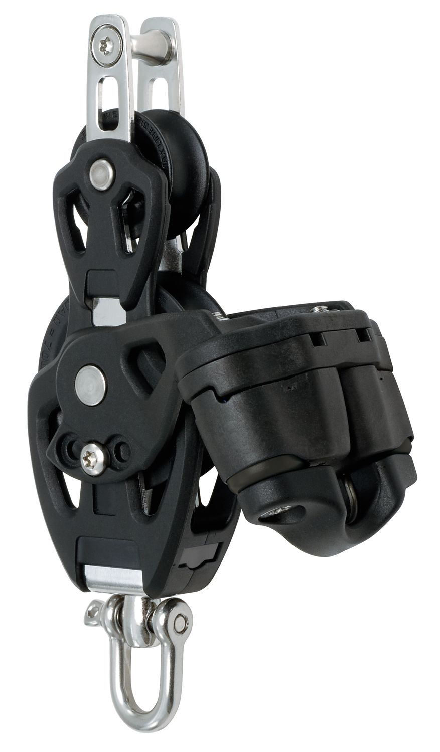 Selden Violinblock mit Klemme und Unterbügel, 50 mmØ