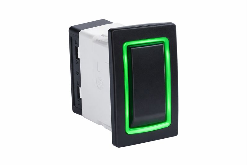 Sierra wasserdichter Halo Schalter, grün ON/OFF