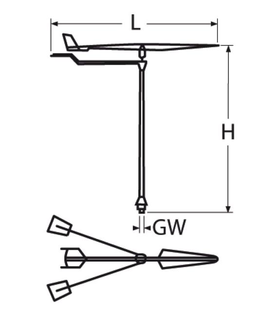 Marinetech Windking Windrichtungsanzeiger, Edelstahl