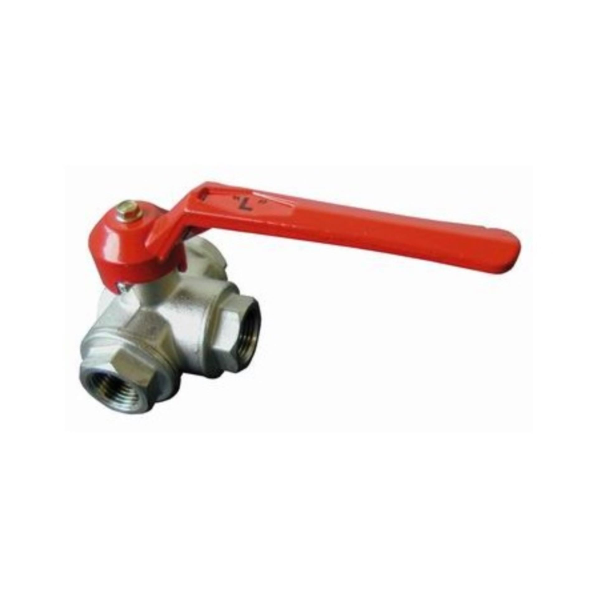 Messing 58 Zweiwegehahn Messing 58, 3/4"