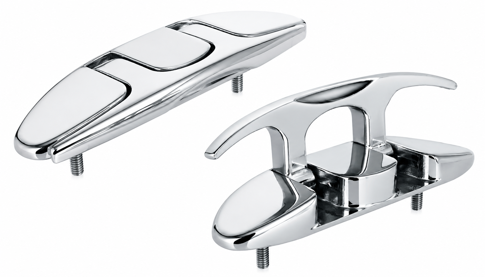 Osculati Klapppoller Edelstahl, 270 x 83 mm
